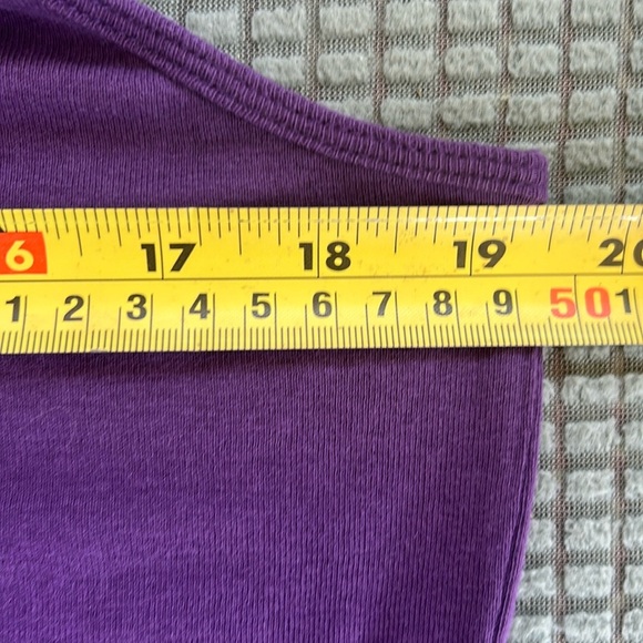 Purple Sleeveless Ruffle Top - Picture 6 of 6